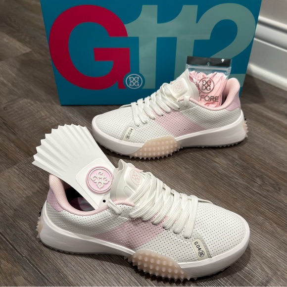 G/FORE Shoes - G/FORE Perforated Saddle Stripe Golf Shoe